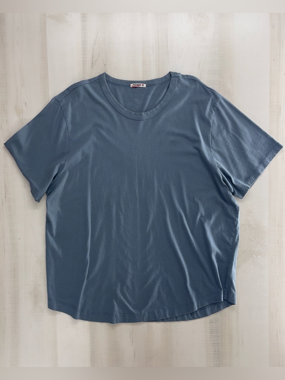 BUCK MASON men’s cotton tee T-shirt casual blue gray XXL